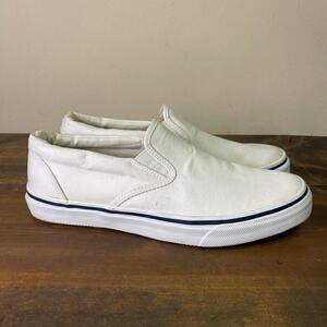 Sperry Men's 10.5 Striper Slip-On Sneaker 0457325 Boat Non Slip Fisherman Core